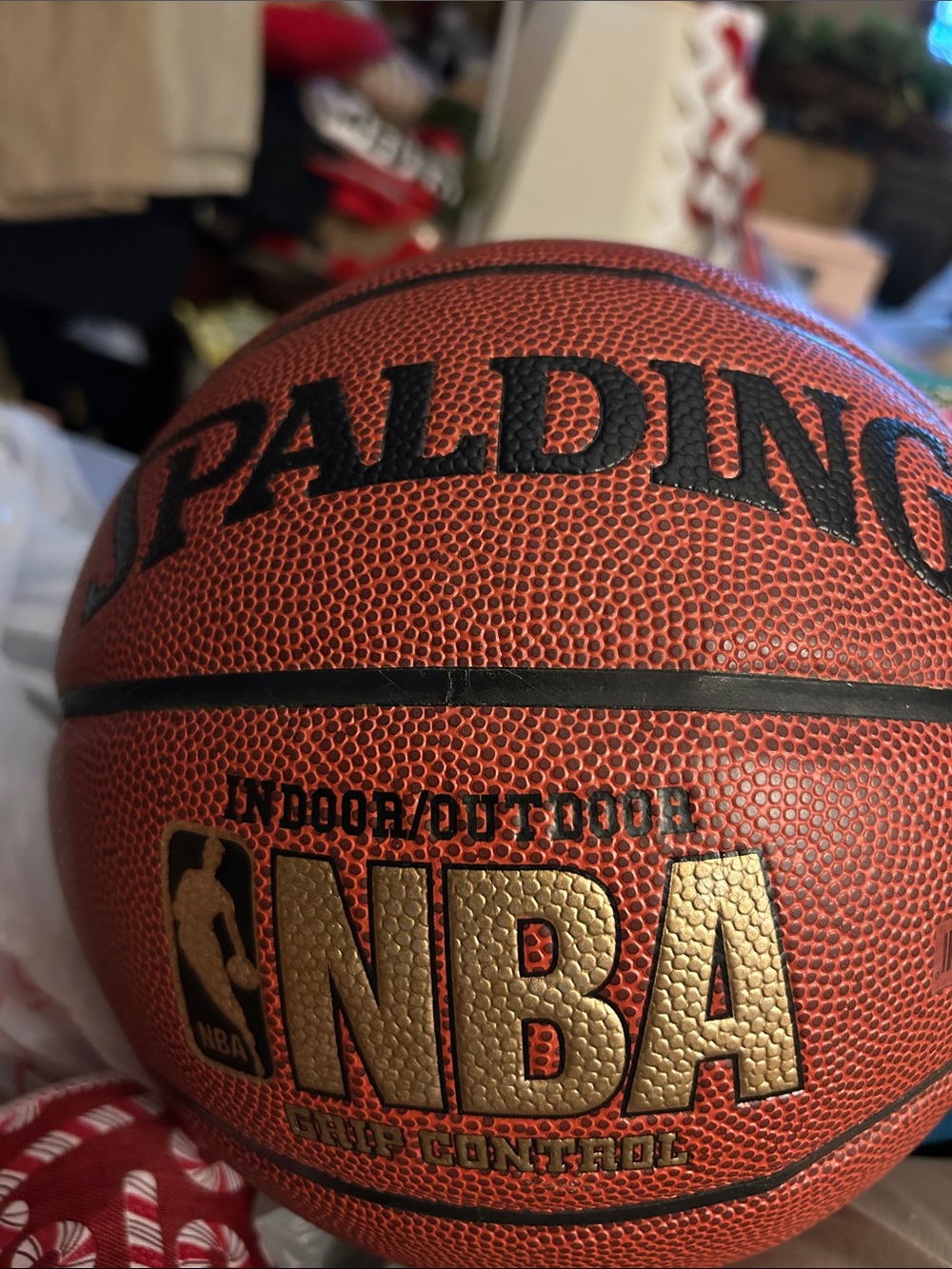Spalding Basketball in Orange with Black Lettering NEW